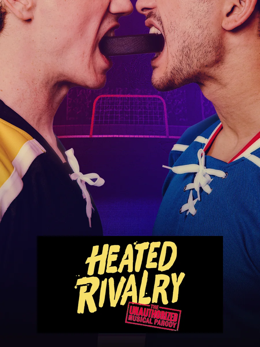 Official key art for Heated Rivalry: The Unauthorized Musical Parody