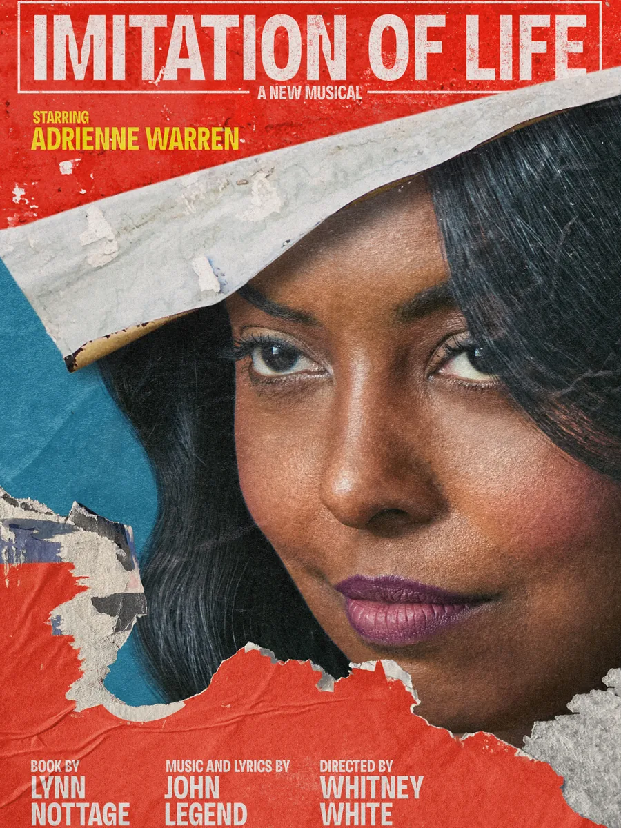 Official show art for Imitation of Life, a new musical